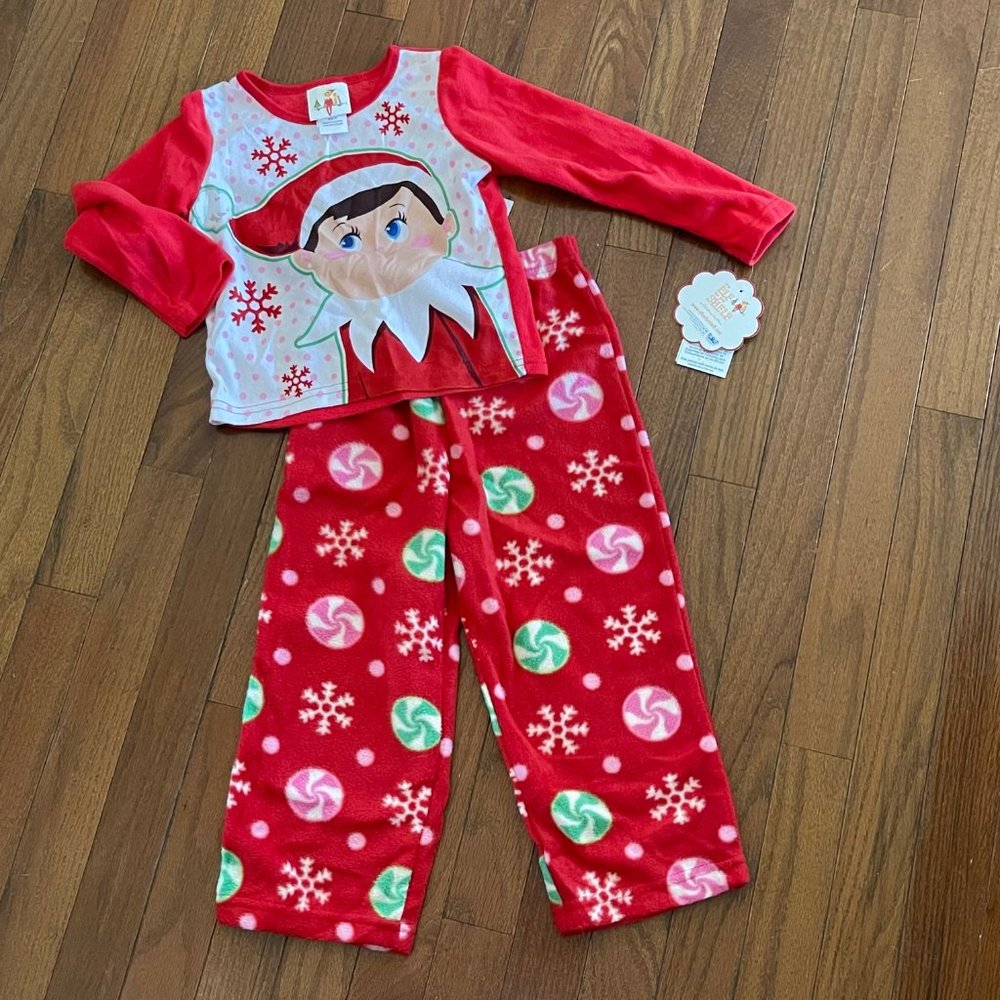 New Elf on the Shelf Pajama Set Size 4T